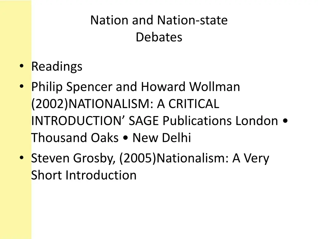 nation and nation state debates n.w
