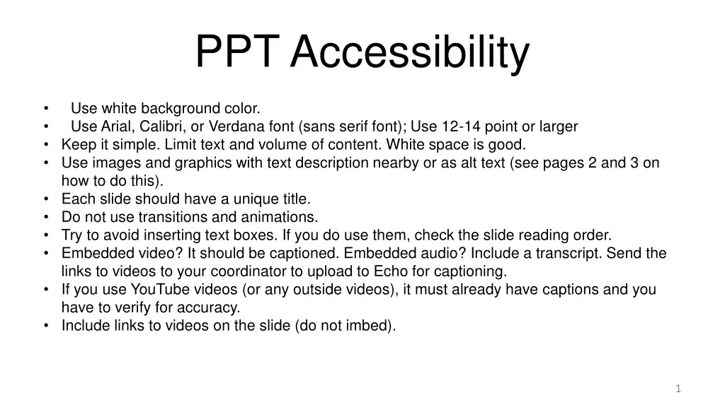 ppt accessibility n.w