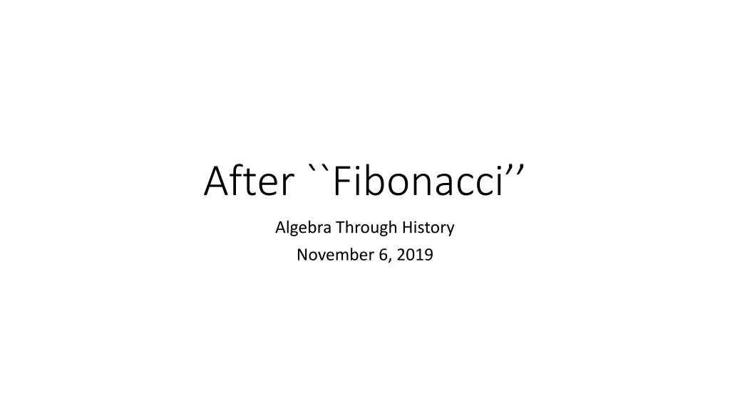 after fibonacci n.w