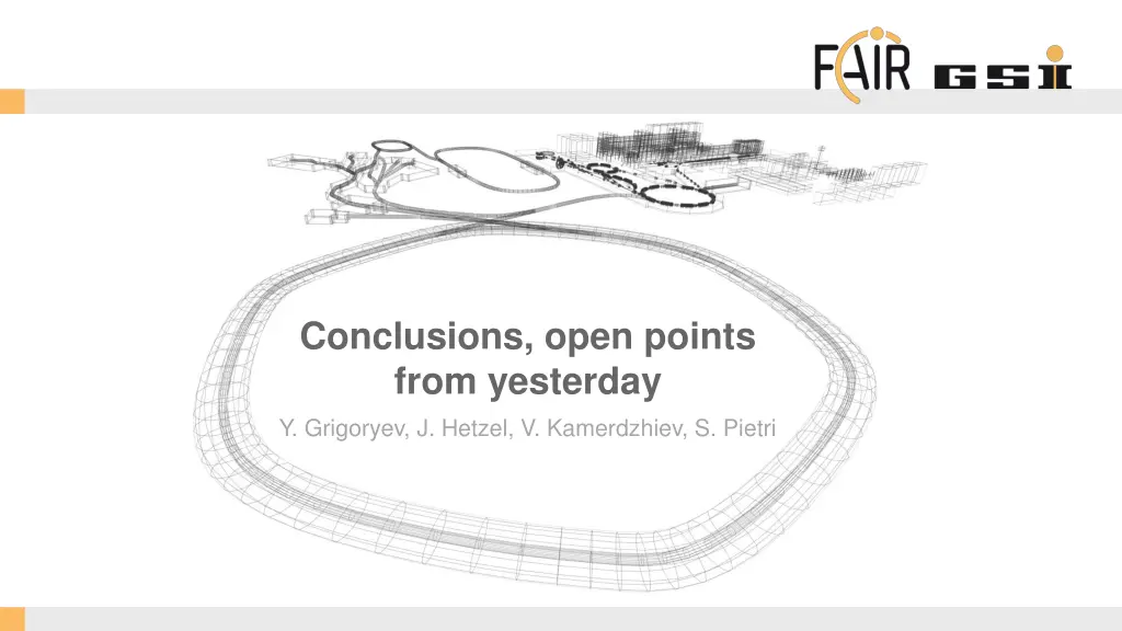 conclusions open points from yesterday n.w