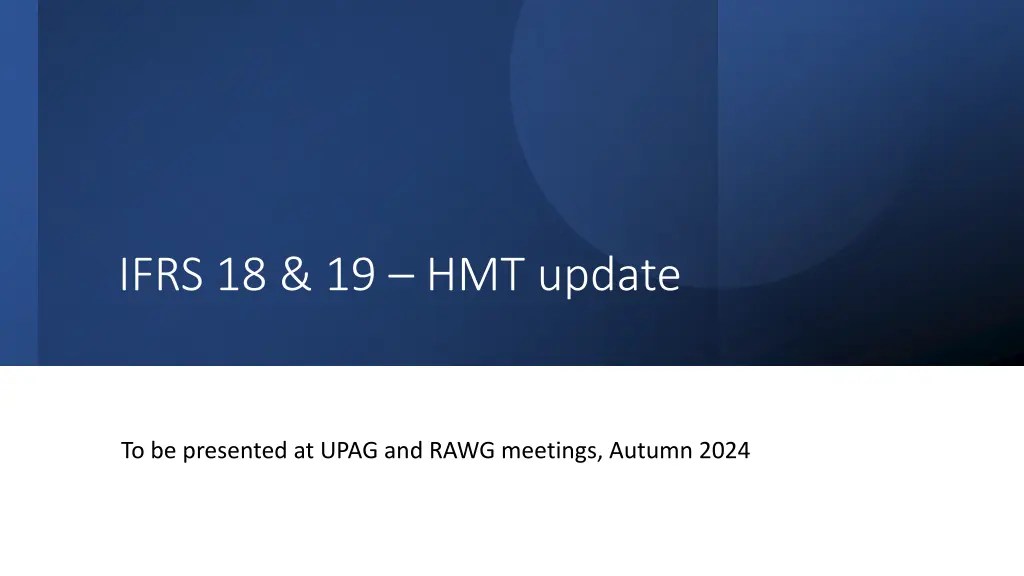 ifrs 18 19 hmt update n.w