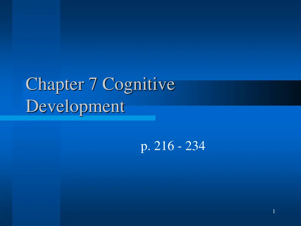 chapter 7 cognitive development n.w