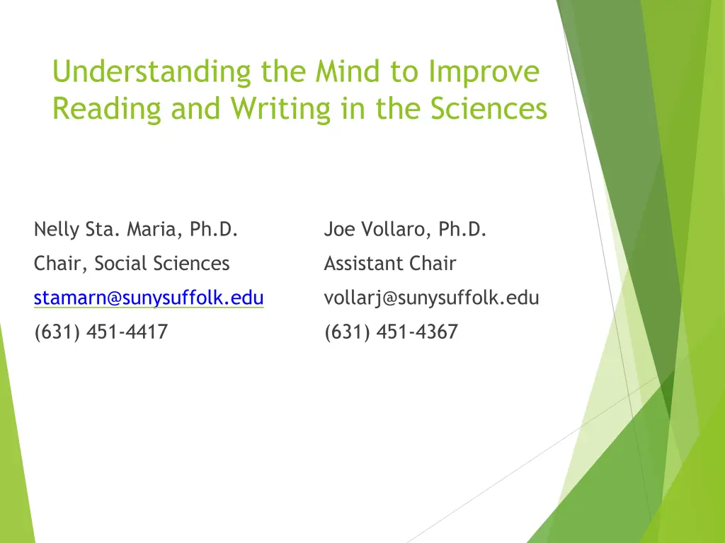 understanding the mind to improve reading n.w