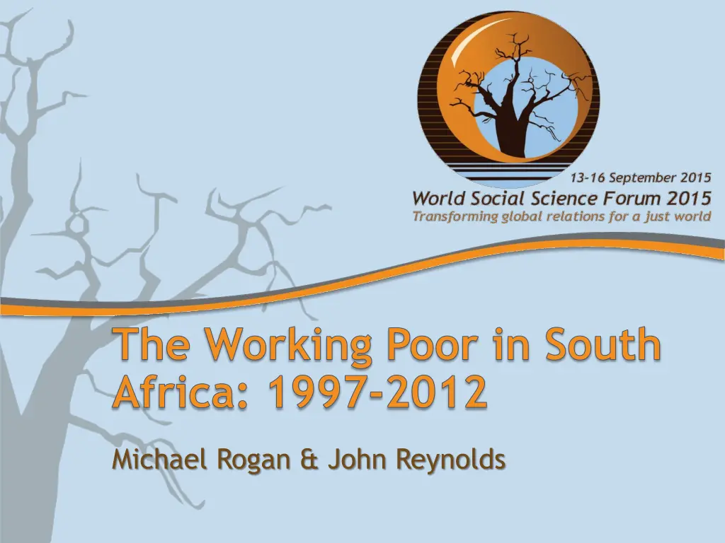 the working poor in south africa 1997 2012 n.w