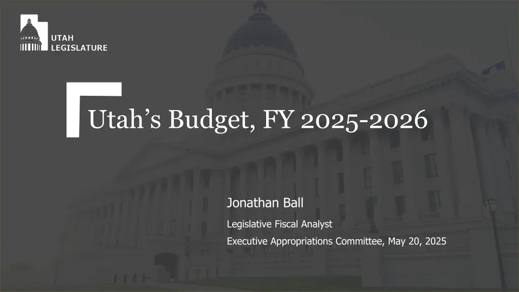 utah s budget fy 2025 2026 n.w