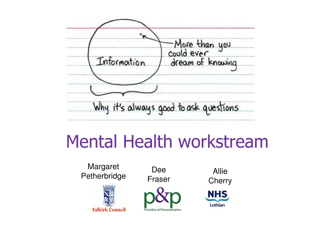 mental health workstream n.w