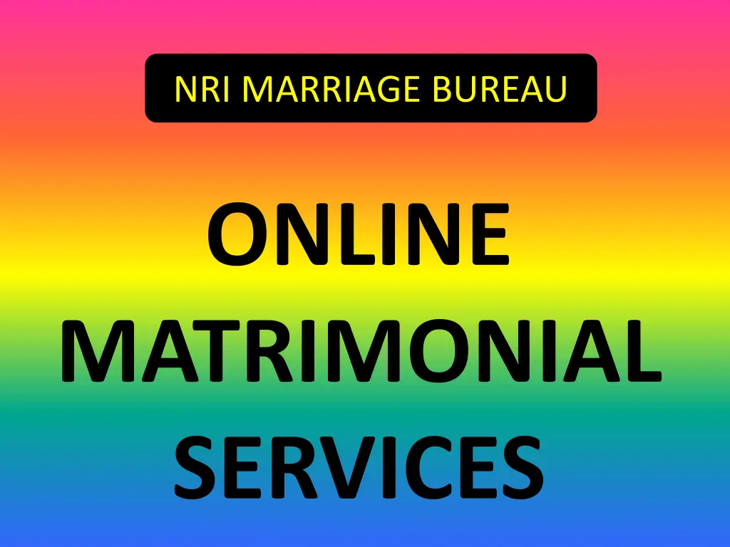 nri marriage bureau n.w