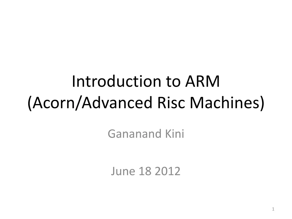 introduction to arm acorn advanced risc machines n.w