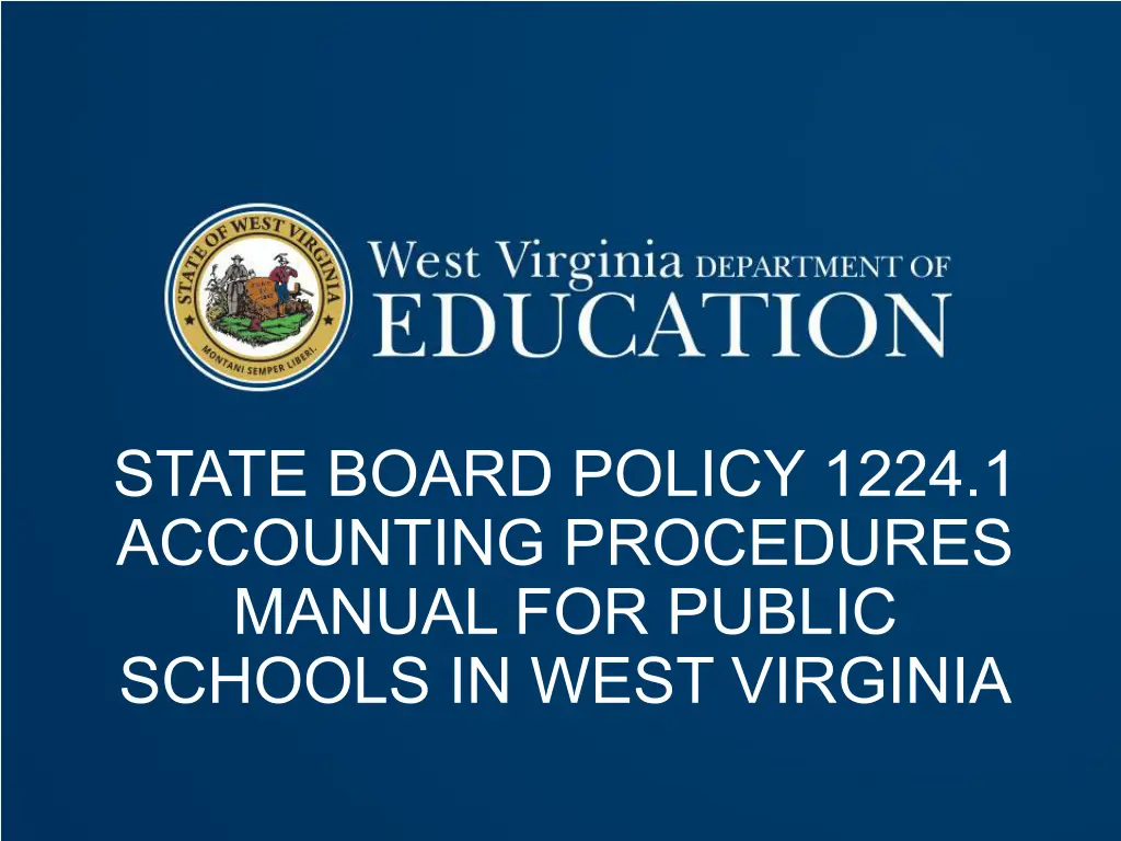 state board policy 1224 1 accounting procedures n.w
