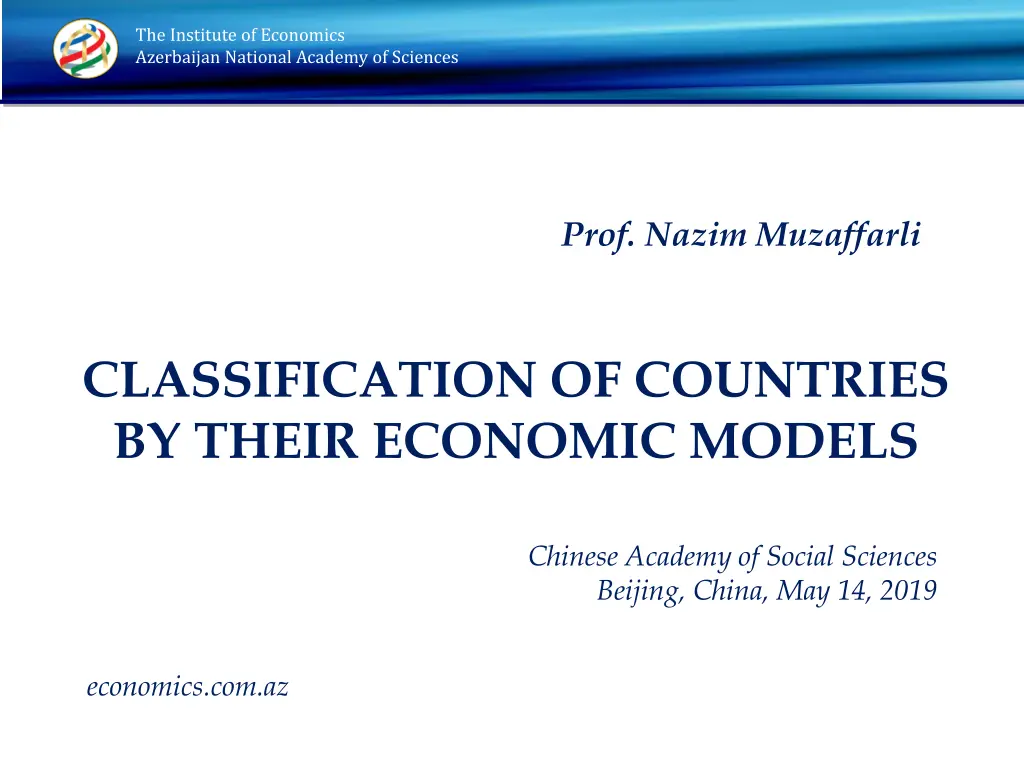 the institute of economics azerbaijan national n.w