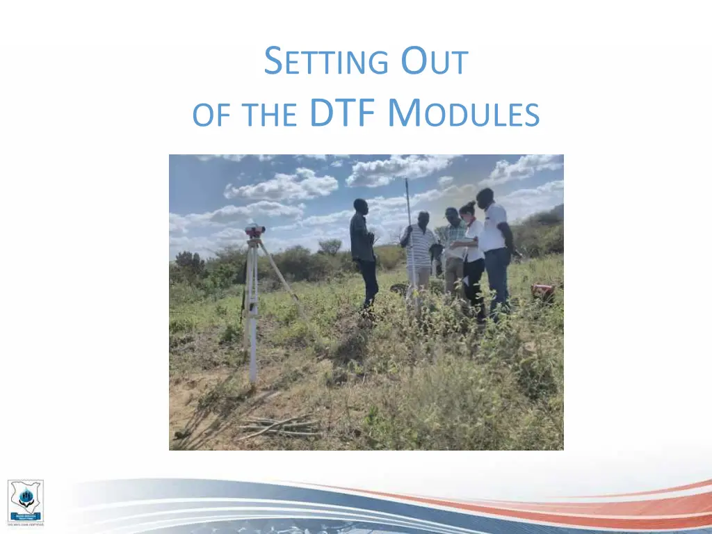 s etting o ut of the dtf m odules n.w