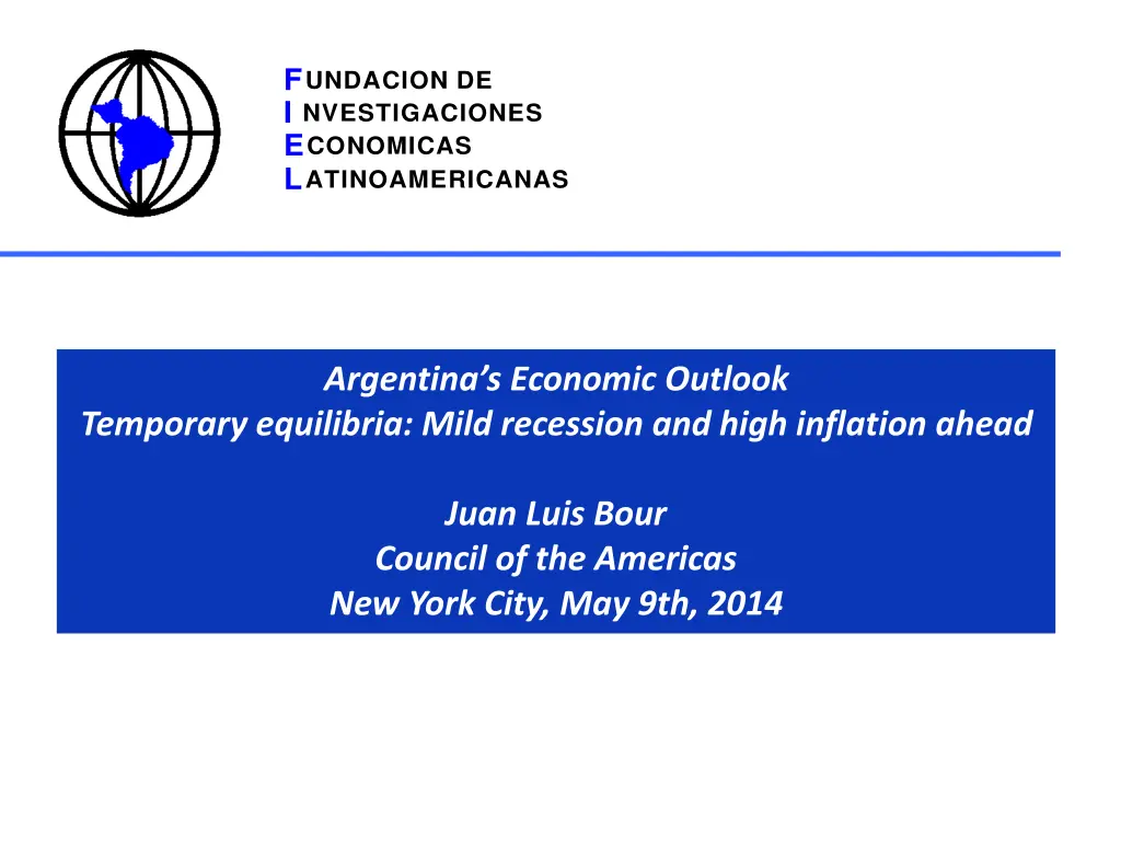 f undacion de i nvestigaciones e conomicas n.w