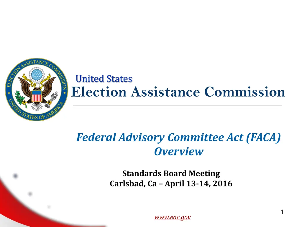united states election assistance commission n.w