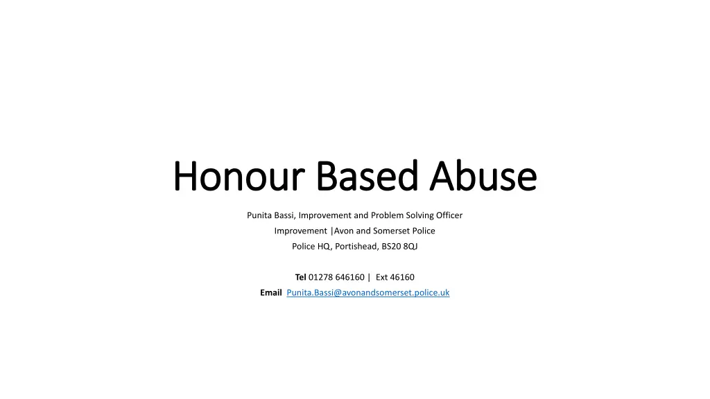 honour based abuse honour based abuse n.w