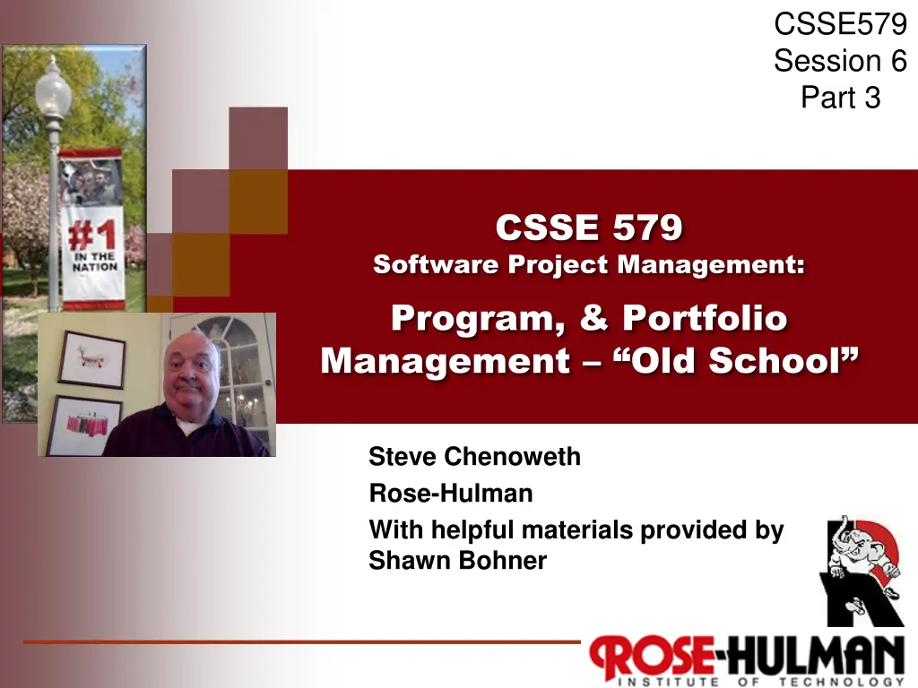 csse579 session 6 part 3 n.w