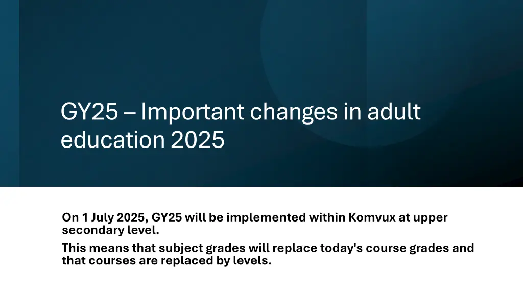 gy25 importantchangesin adult education2025 n.w