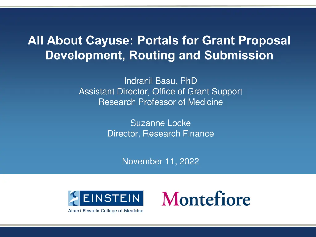 all about cayuse portals for grant proposal n.w