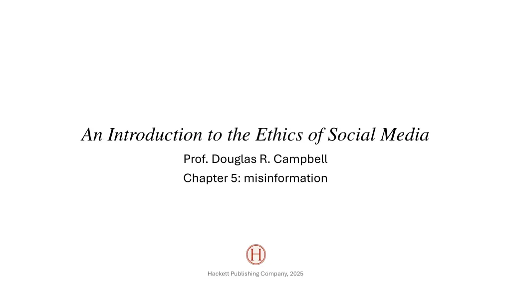 an introduction to the ethics of social media n.w