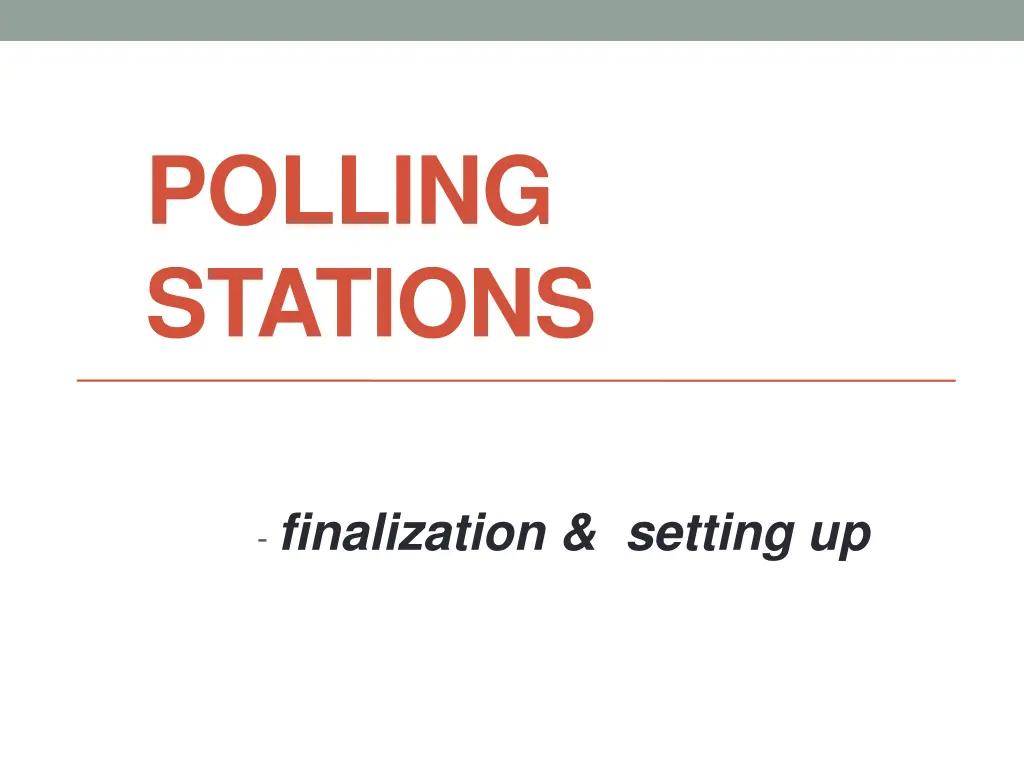 polling stations n.w