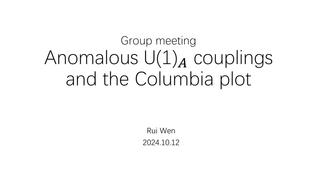 group meeting n.w