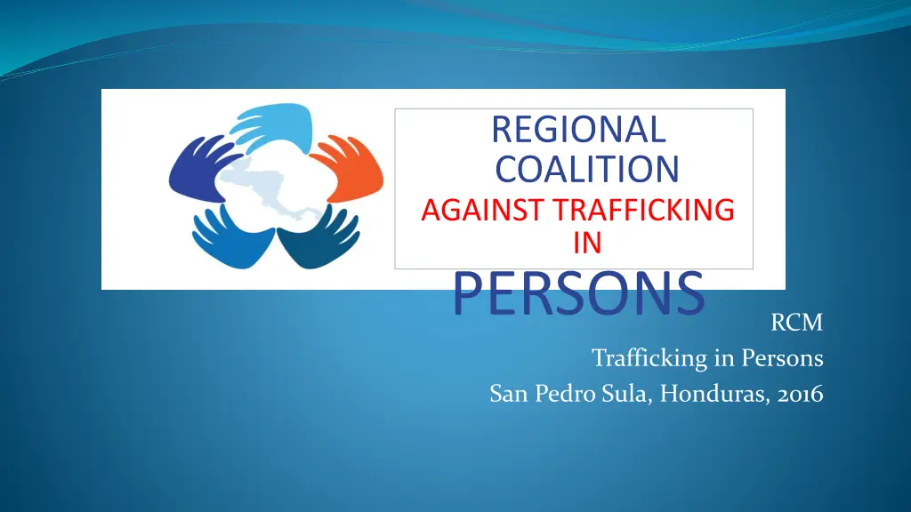 regional coalition against trafficking in persons n.w
