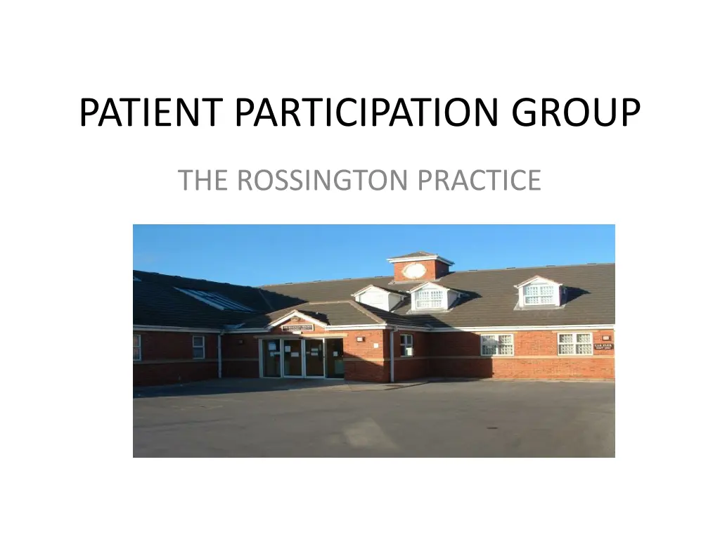 patient participation group n.w
