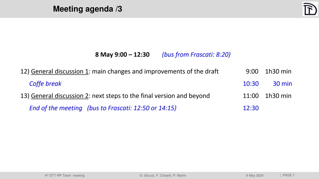 meeting agenda 3 n.w