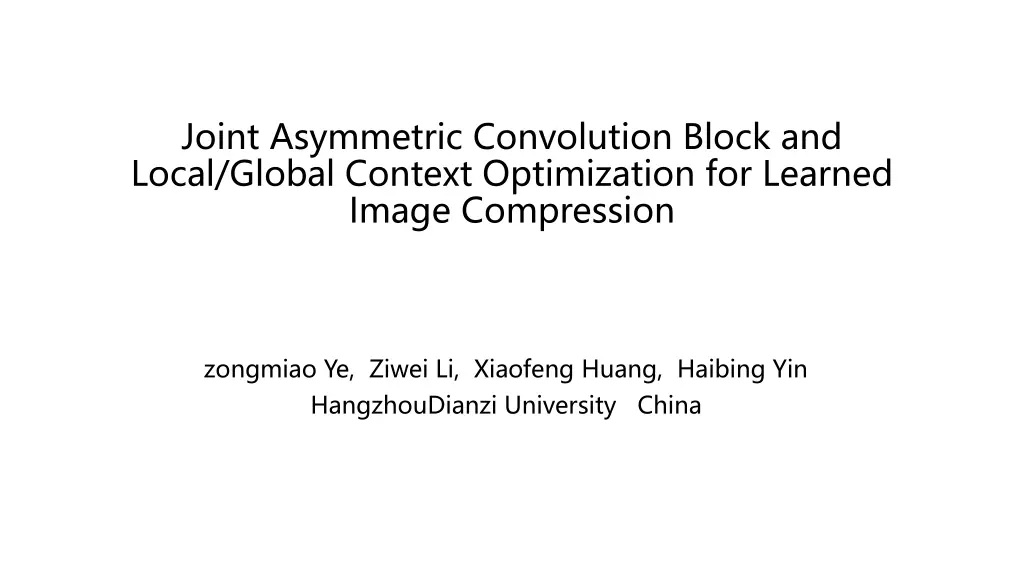 joint asymmetric convolution block and local n.w