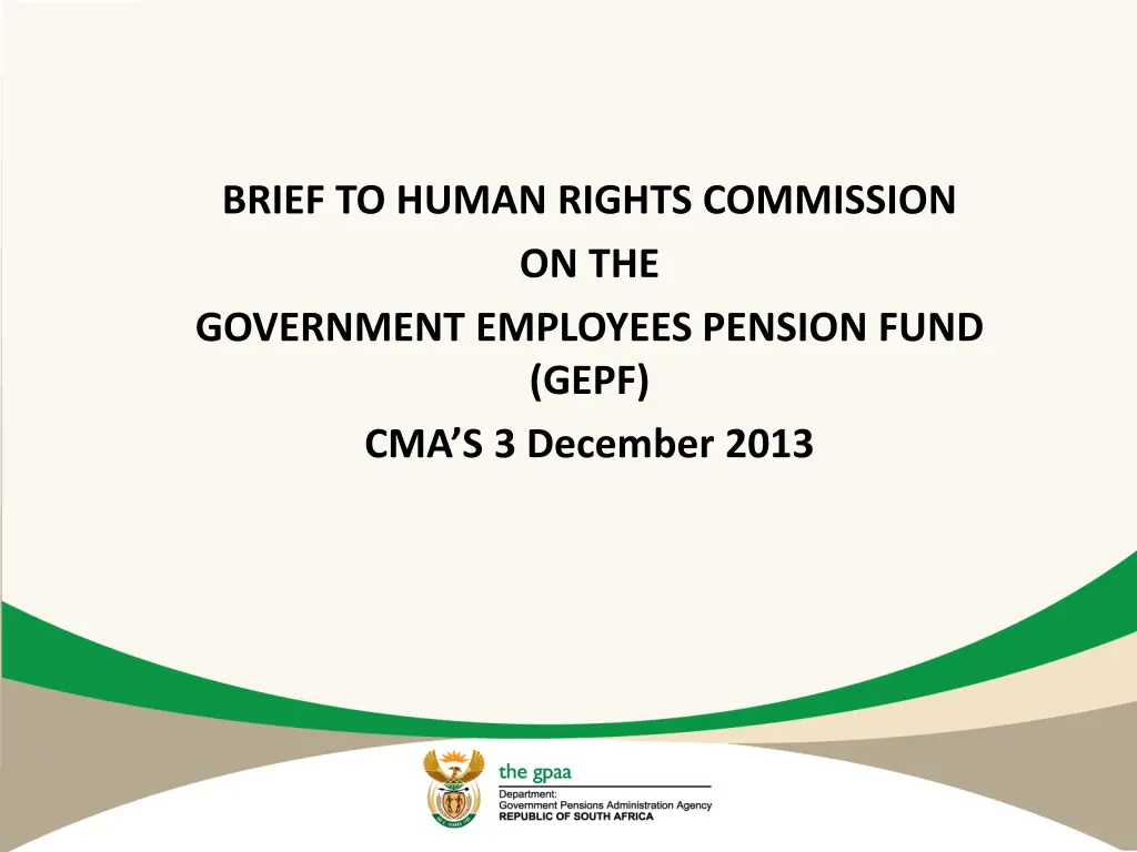 brief to human rights commission n.w