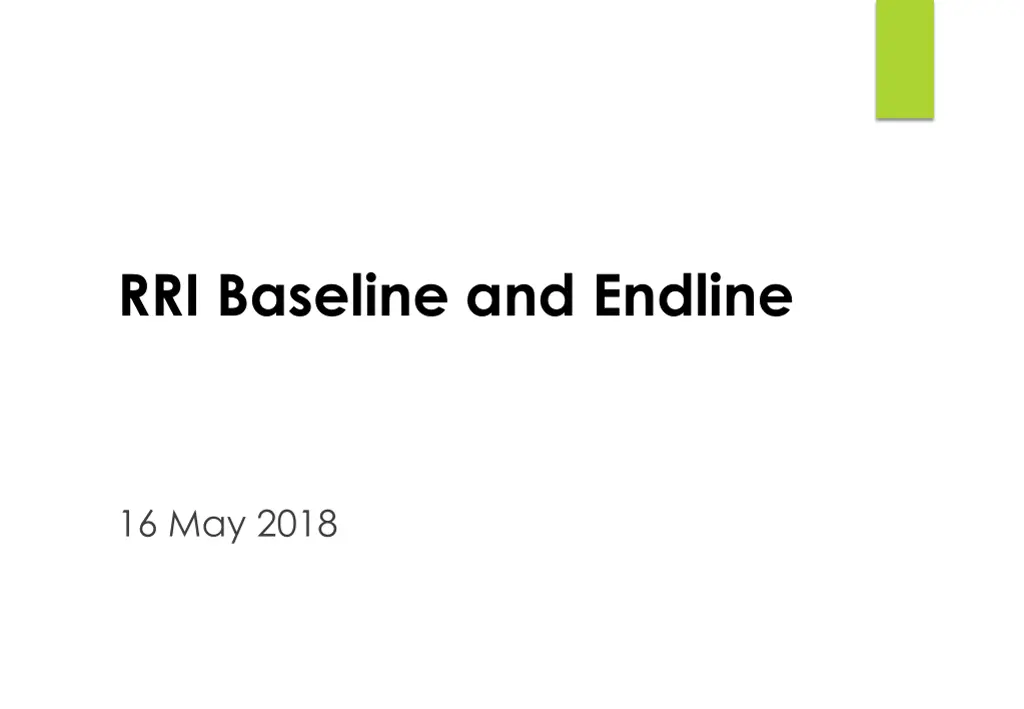 rri baseline and endline n.w