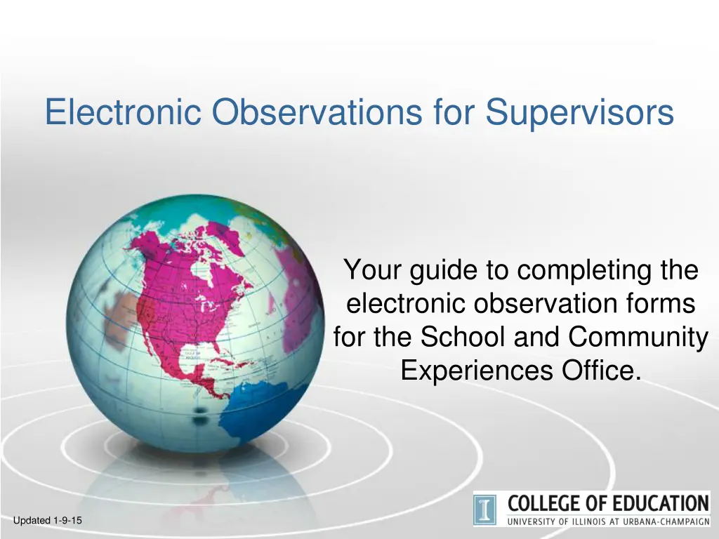 electronic observations for supervisors n.w