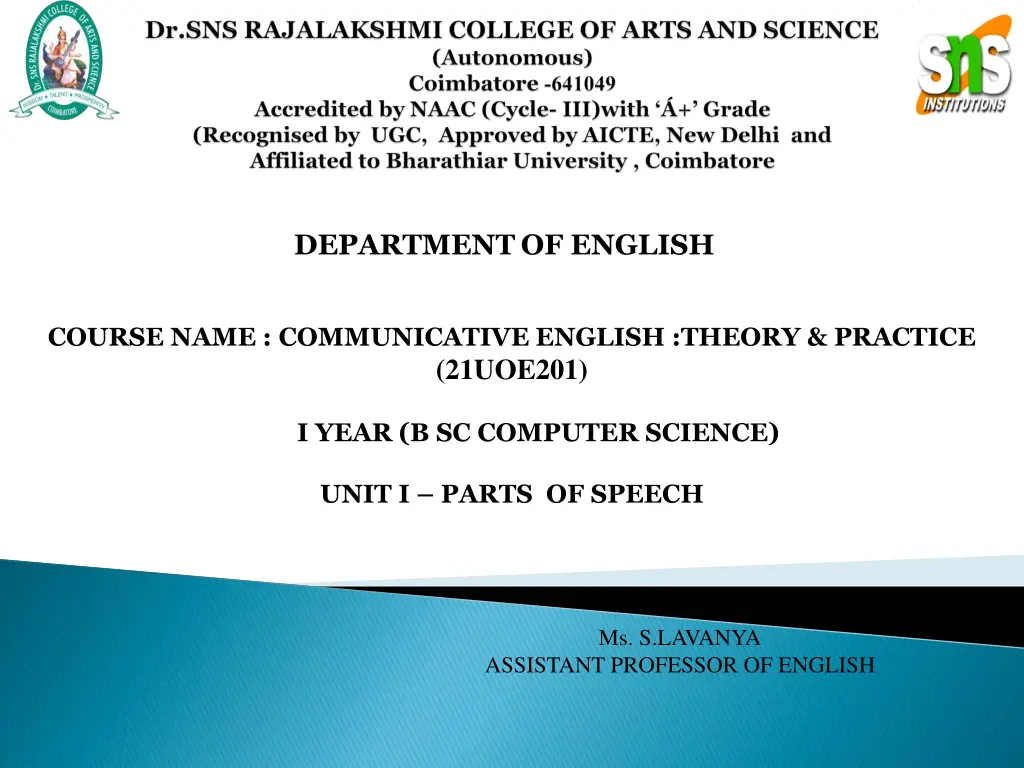 departmentof english n.w