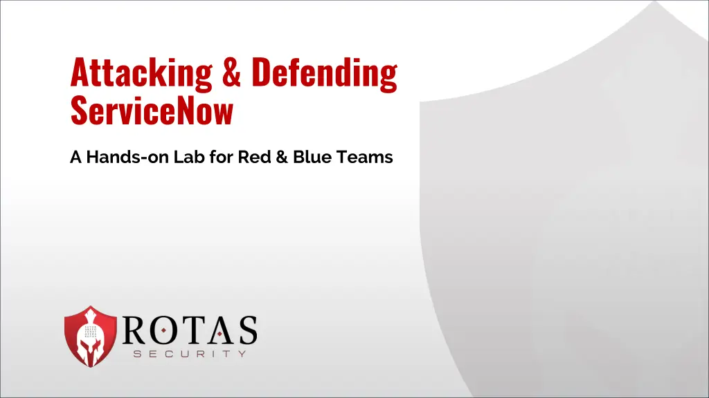 attacking defending servicenow n.w