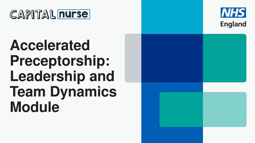 accelerated preceptorship leadership and team n.w