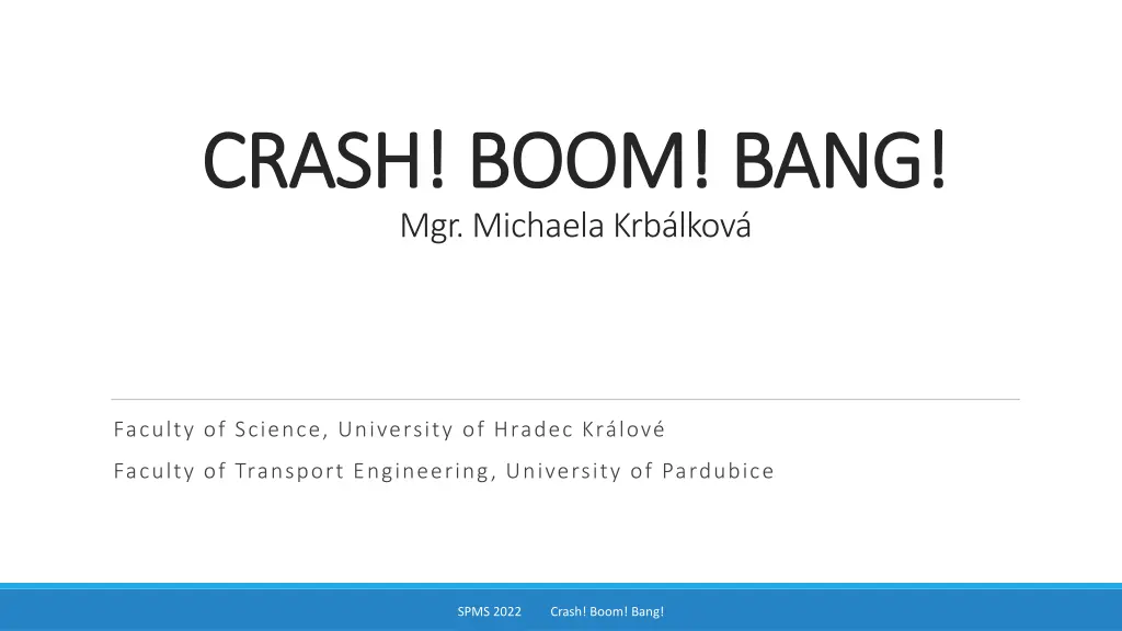 crash crash boom boom bang mgr michaela krb lkov n.w