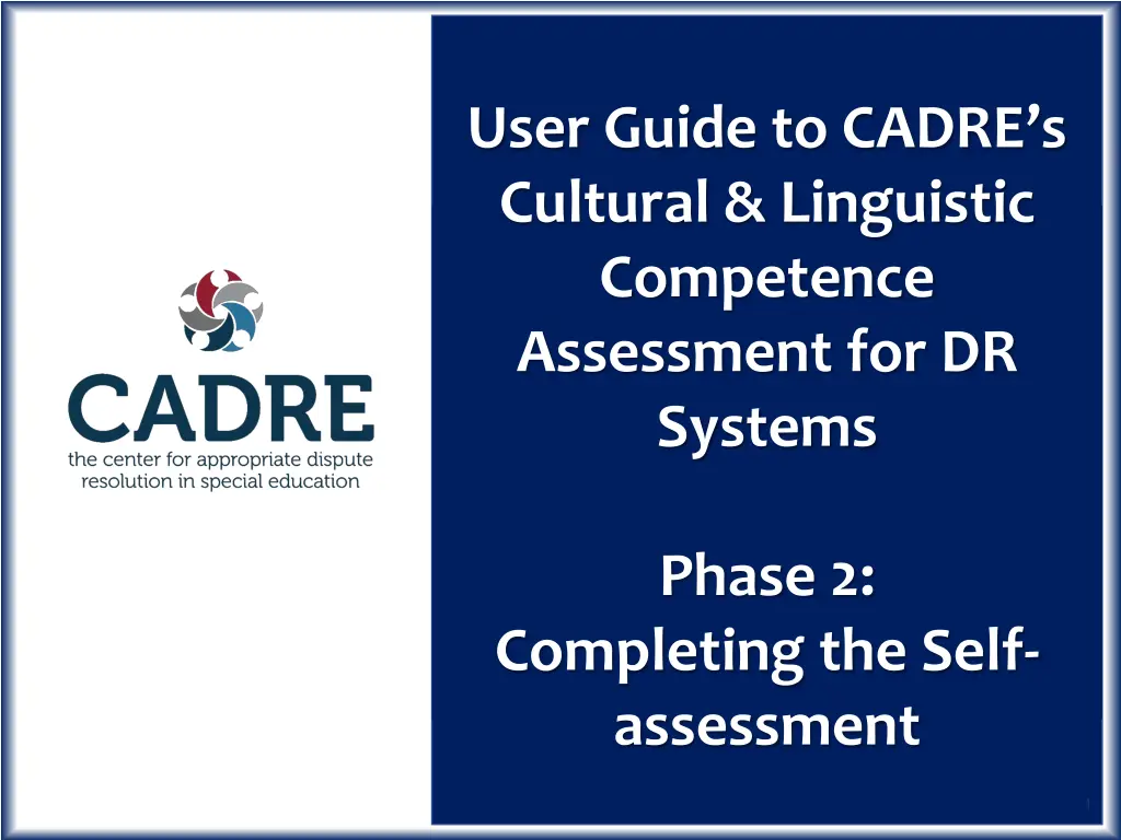 user guide to cadre s cultural linguistic n.w