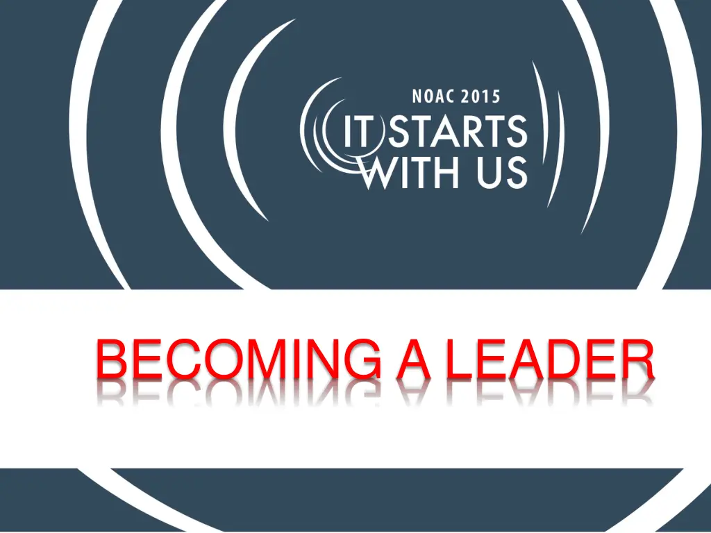 becoming a leader n.w