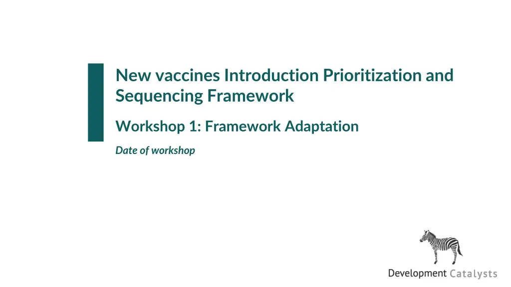 new vaccines introduction prioritization n.w