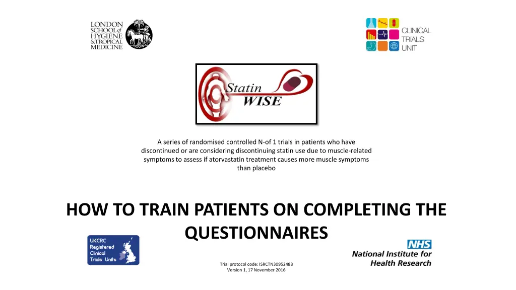 a series of randomised controlled n of 1 trials n.w