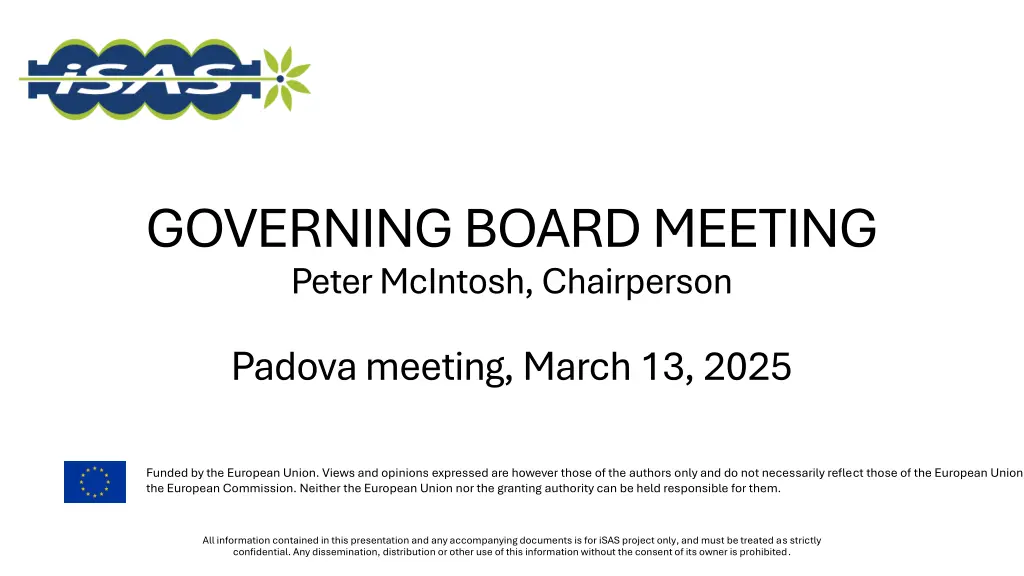 governing board meeting peter mcintosh chairperson n.w