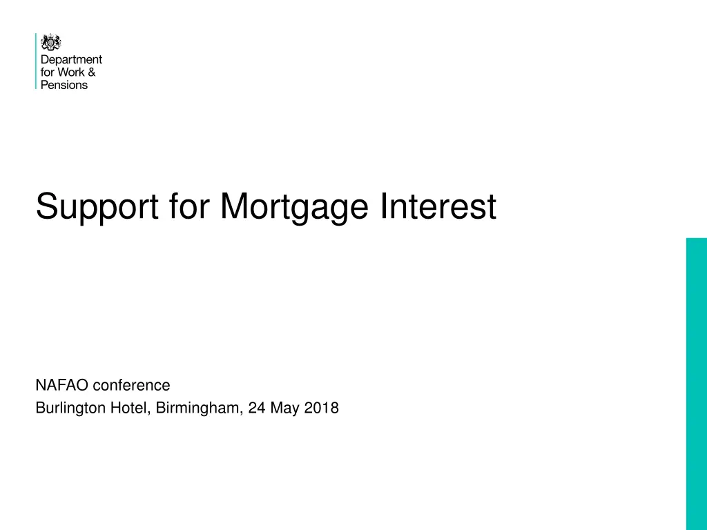 support for mortgage interest n.w