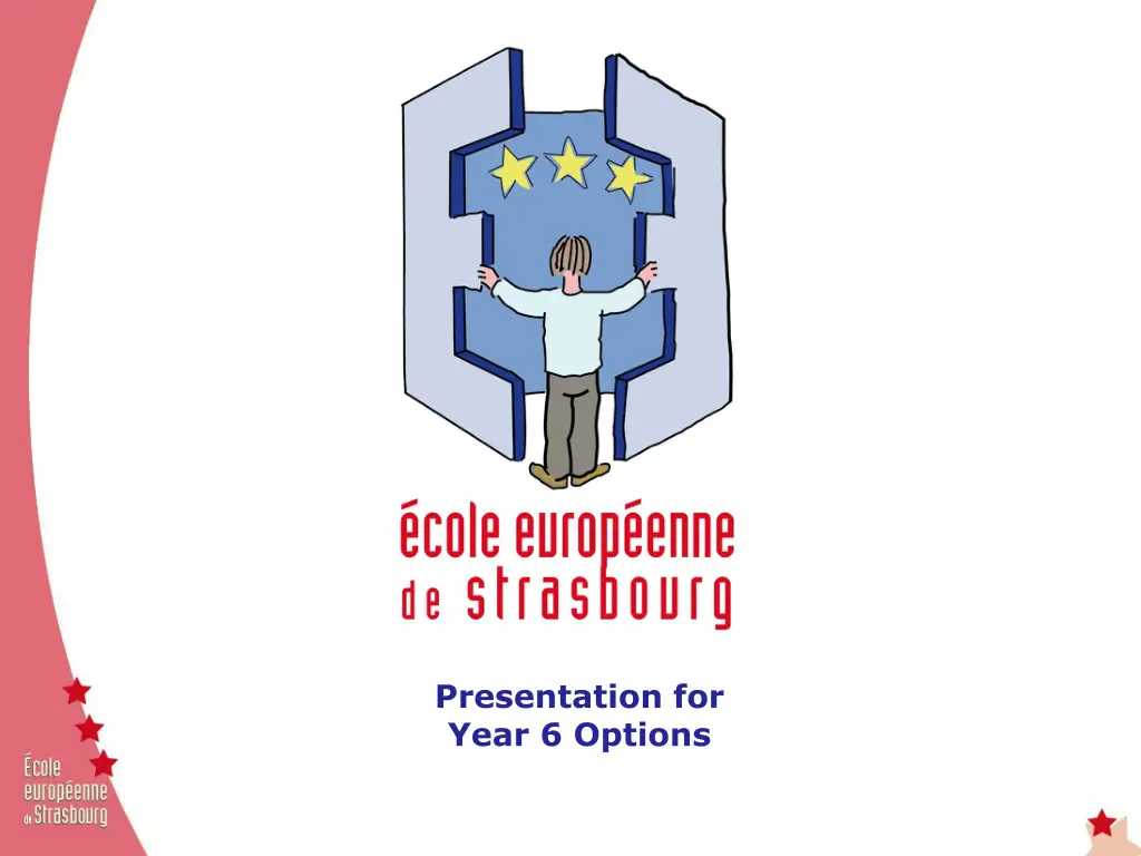 presentation for year 6 options n.w