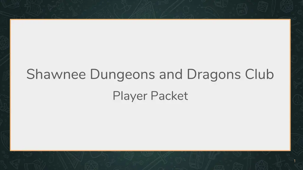 shawnee dungeons and dragons club n.w