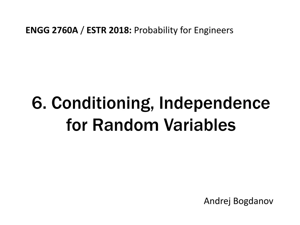 engg 2760a estr 2018 probability for engineers n.w