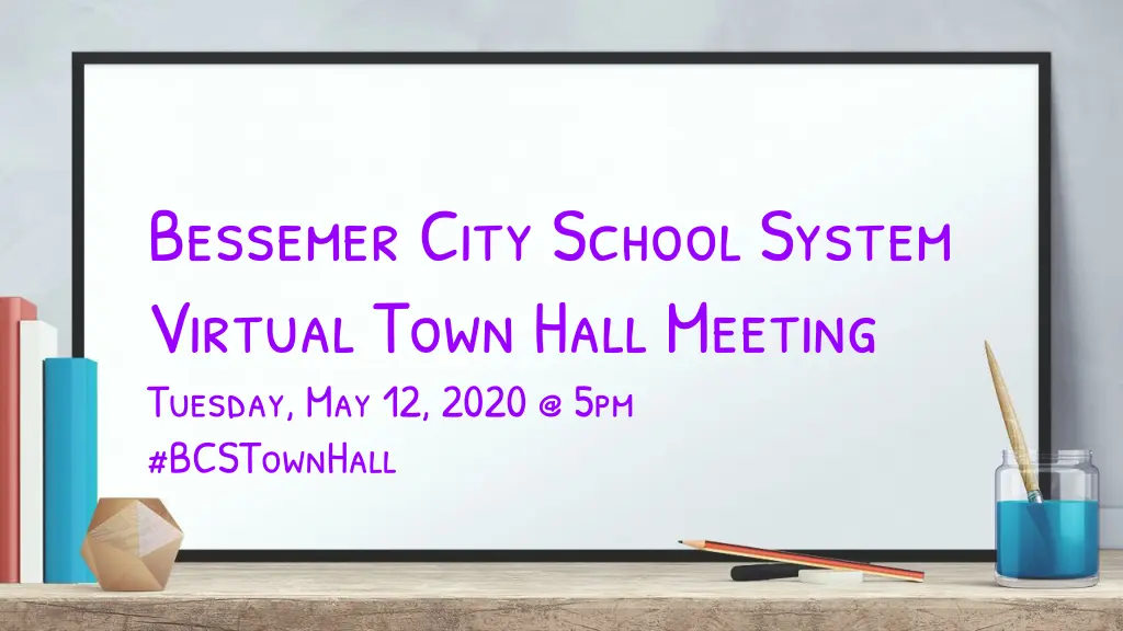 bessemer city school system virtual town hall n.w