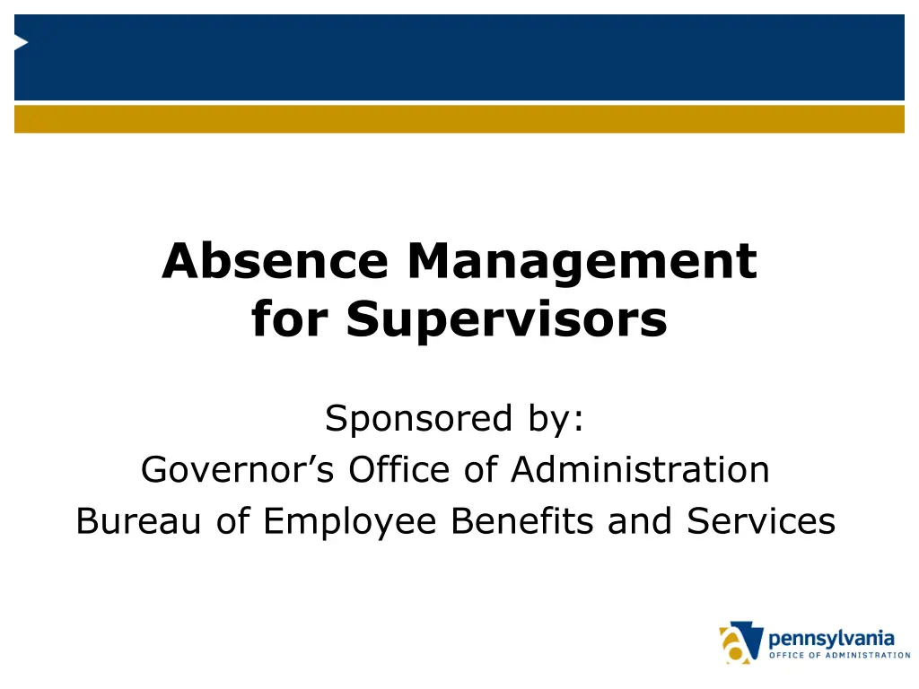 absence management for supervisors n.w