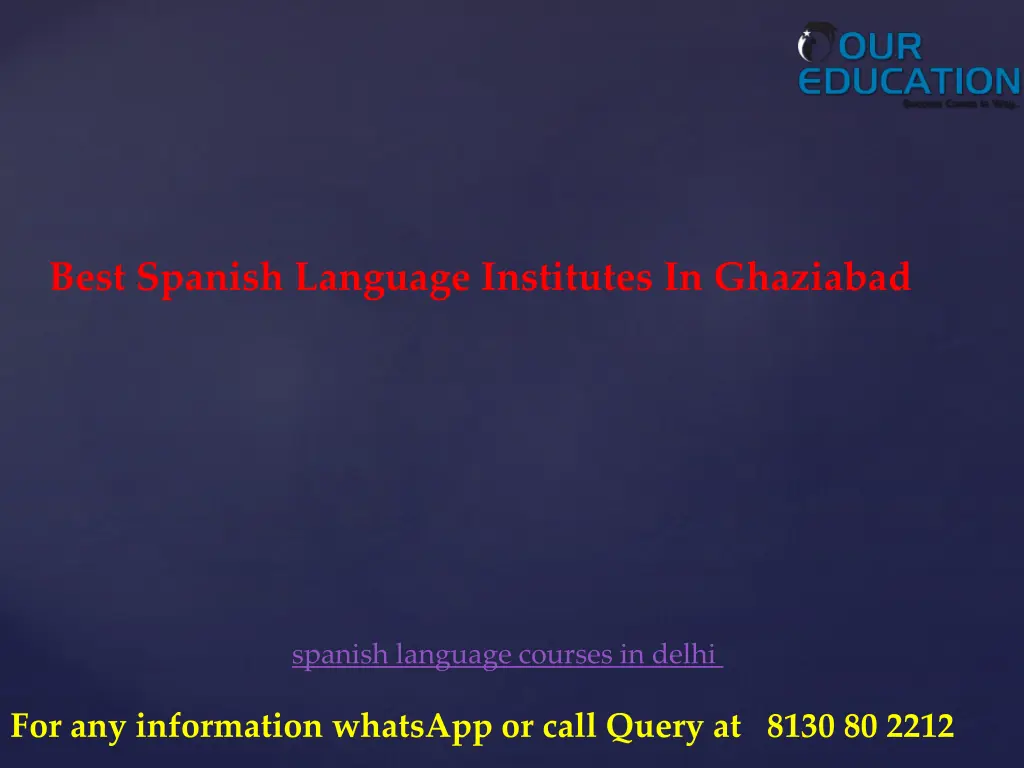 best spanish language institutes in ghaziabad n.w