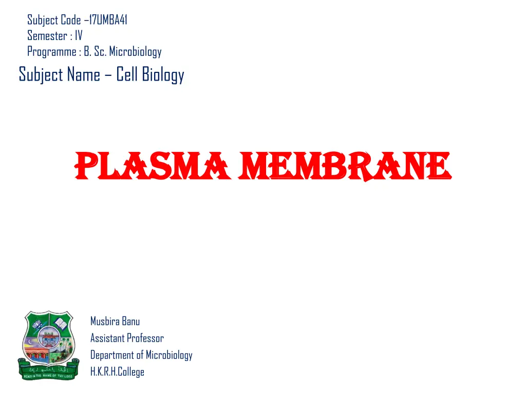subject code 17umba41 semester iv programme n.w