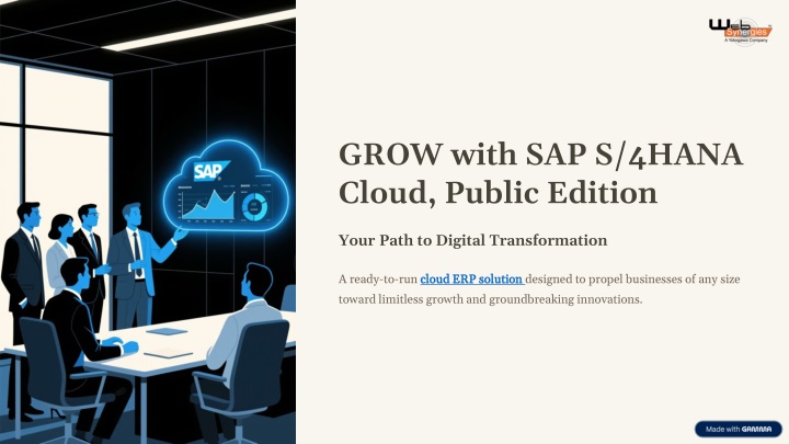 grow with sap s 4hana cloud public edition n.w