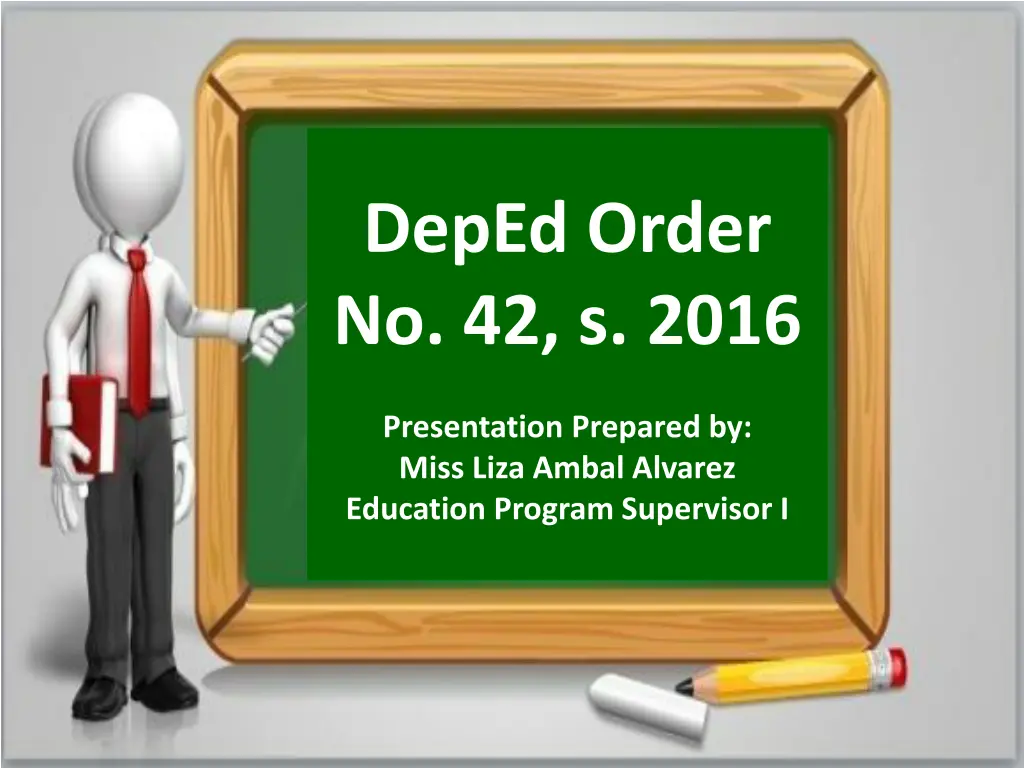 deped order no 42 s 2016 n.w